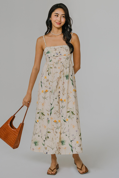 Preorder* Eternal Sunshine Padded Maxi Dress (Dandelion)