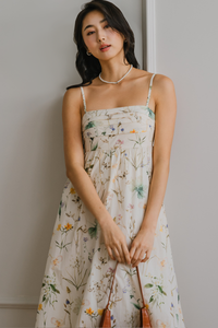 Preorder* Eternal Sunshine Padded Maxi Dress (Dandelion)