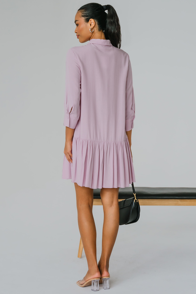 Allure Drop Waist Dress (Pink)