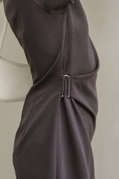 Eleanor Cotton Dress (Slate)