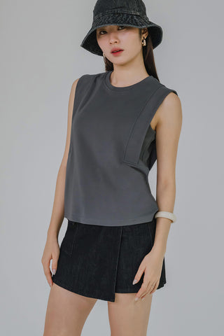 Voyager Cotton Top (Dark Grey)