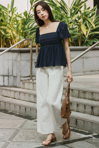 Christie Padded Top (Navy)