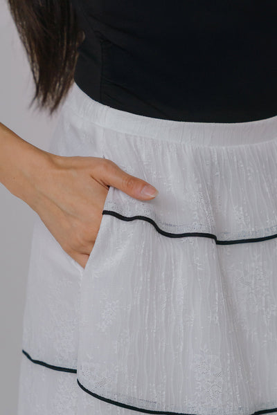 Heirloom Lace Skirt (White)