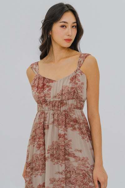 Wildflower Midaxi Dress (Red)