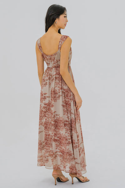 Wildflower Midaxi Dress (Red)