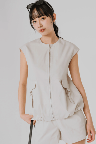 The Jet Vest (Cream)