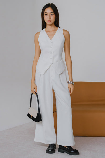 Beverly Vest Top (White)