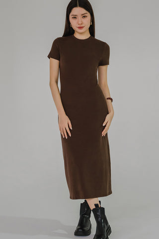 Candace Midaxi Dress (Espresso)