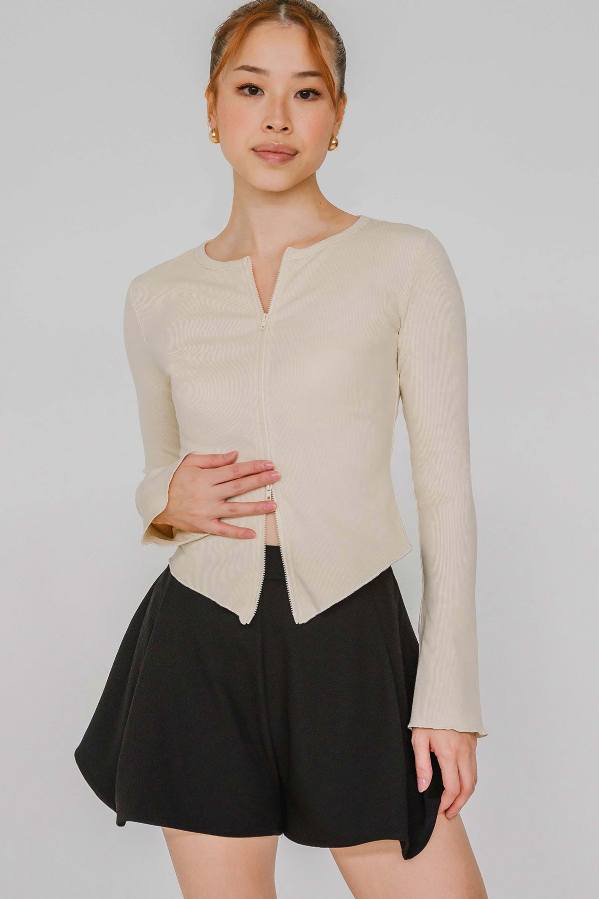 Frankie Flare Shorts (Black)