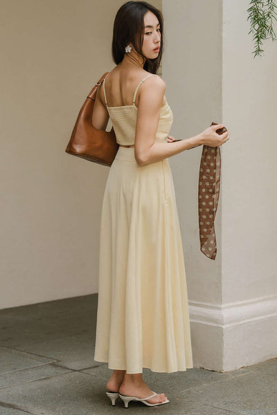 To The Shoreline Padded Top (Yellow)