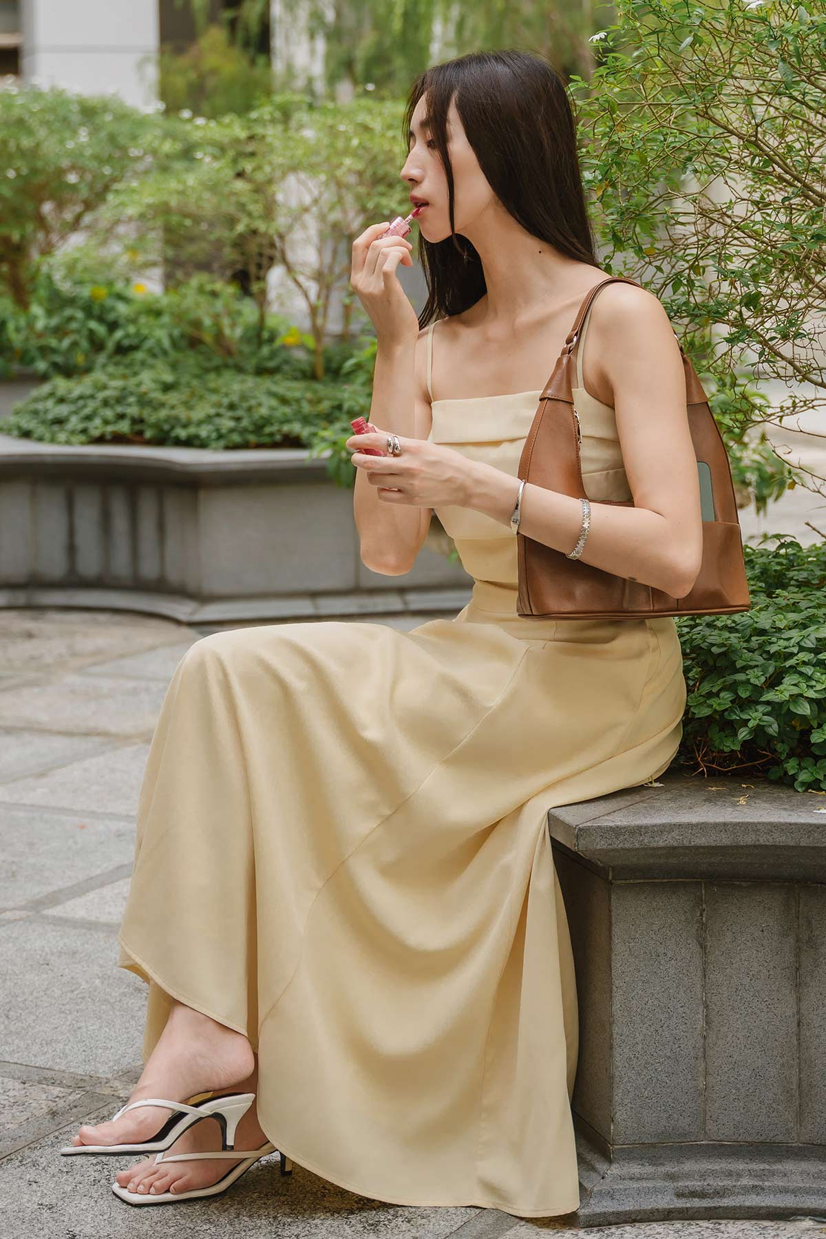 To The Shoreline Pocket Skirt (Yellow)