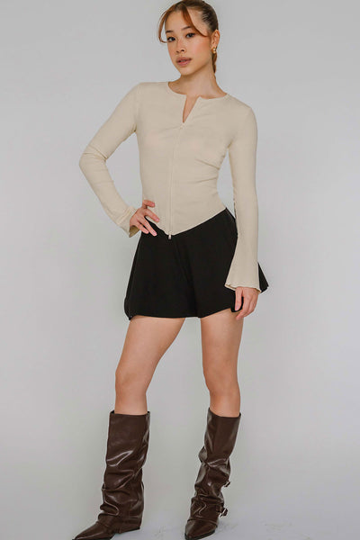 Frankie Flare Shorts (Black)