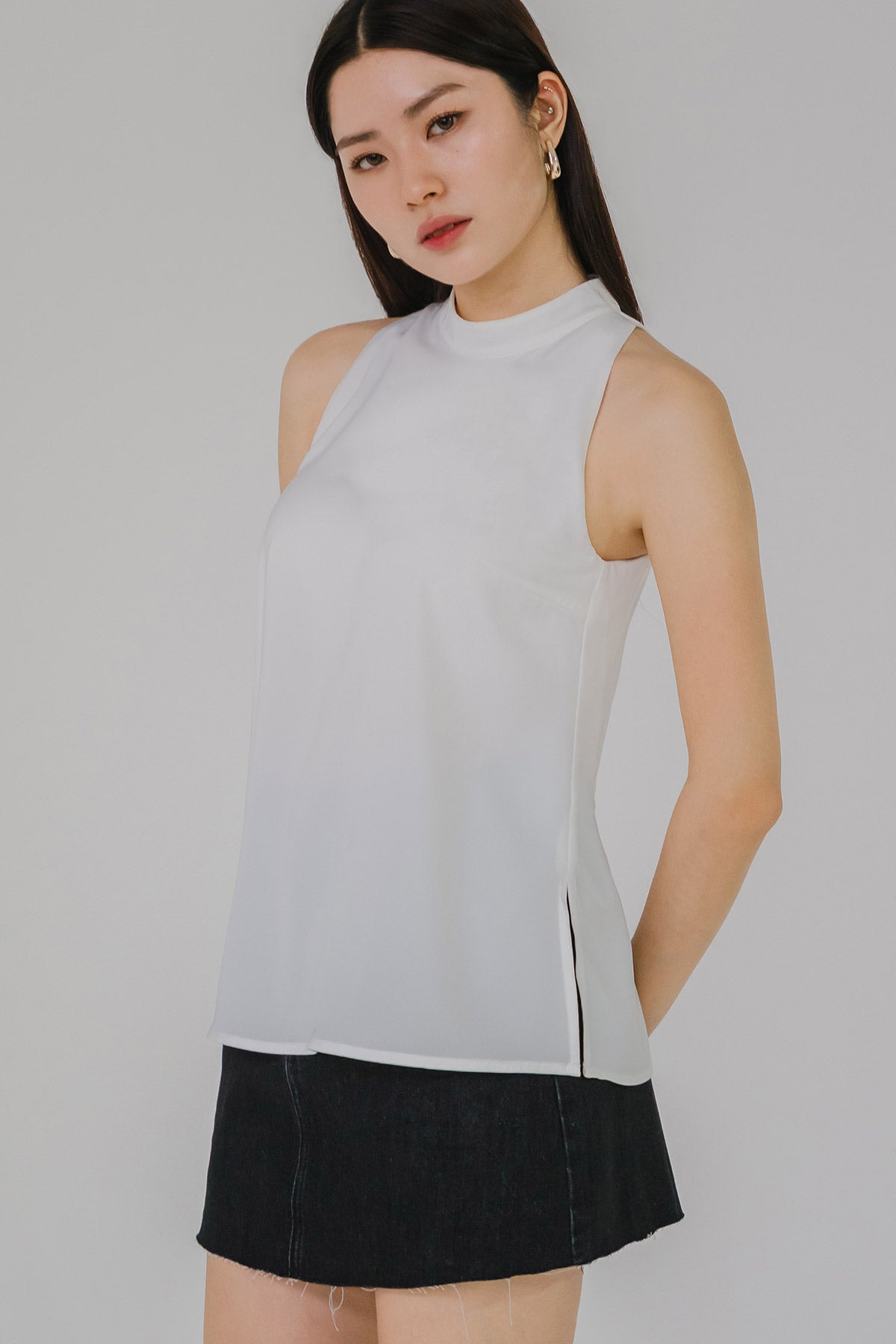 Yves Padded Top (White)
