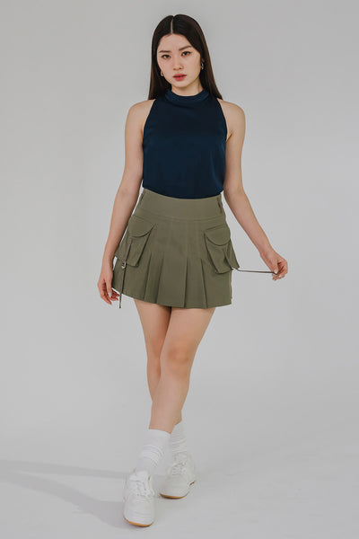 Issey Cargo Skort (Camo Green)