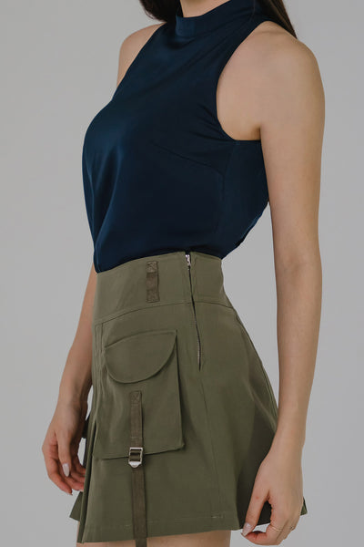 Issey Cargo Skort (Camo Green)