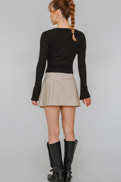 Aeris Dual-Zipper Top (Black)