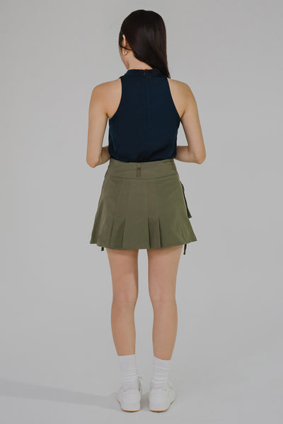 Issey Cargo Skort (Camo Green)