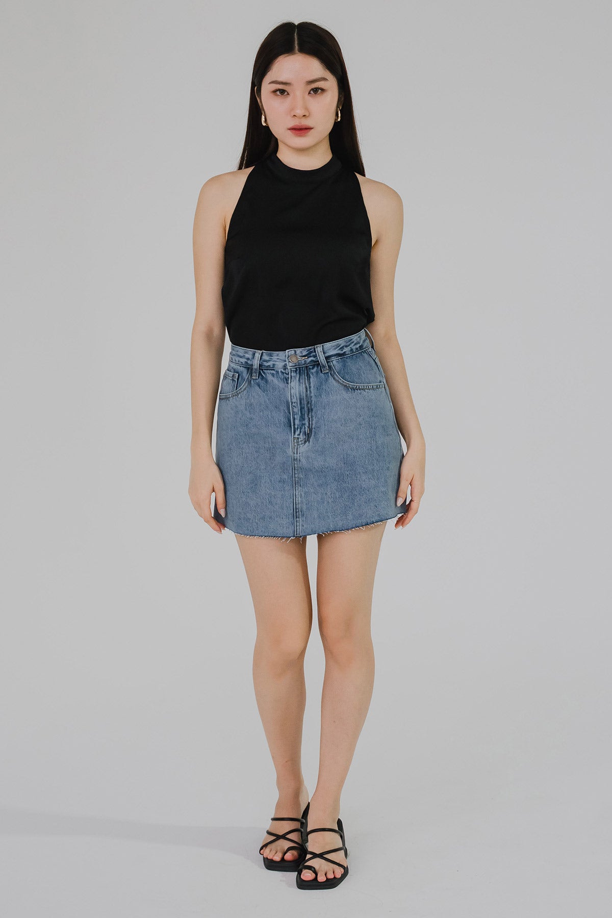 Cove Denim Skort (Blue)