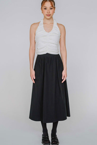 Sohee Padded Halter Top (White)