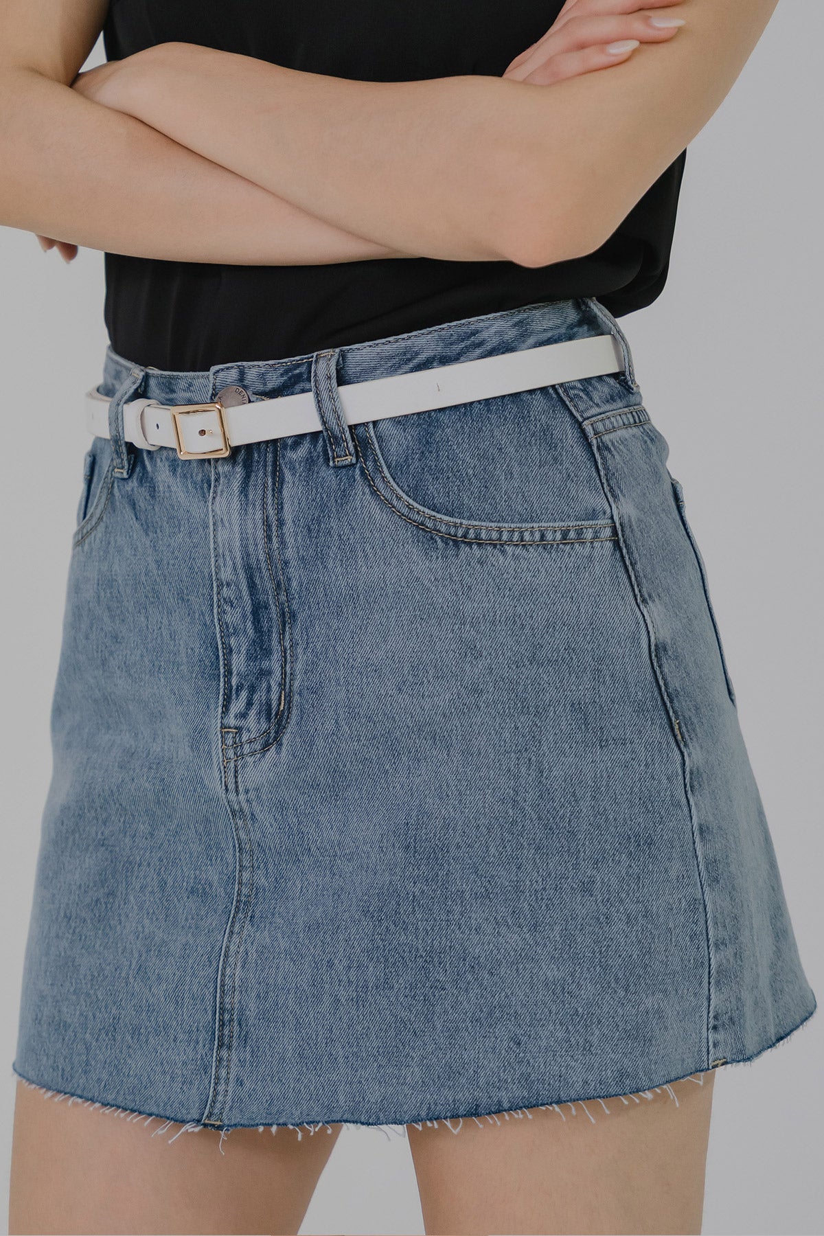 Cove Denim Skort (Blue)