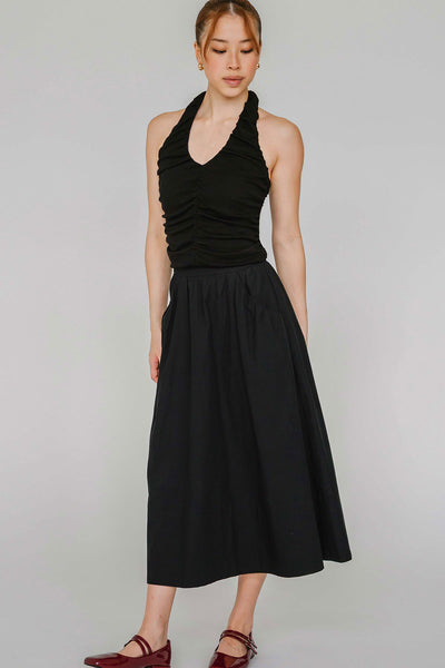 Sohee Padded Halter Top (Black)