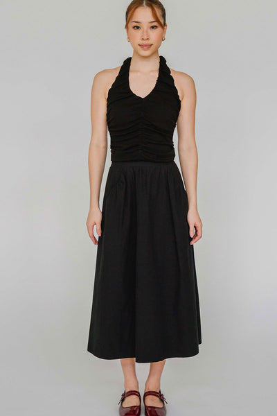 Sohee Padded Halter Top (Black)