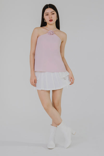 Melrose Padded Halter Top (Pink)