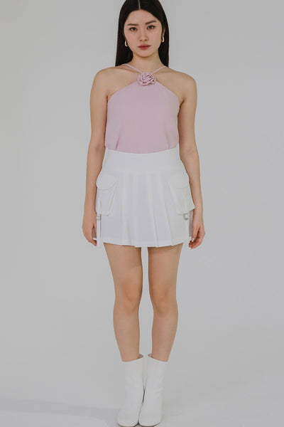 Melrose Padded Halter Top (Pink)