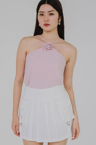 Melrose Padded Halter Top (Pink)