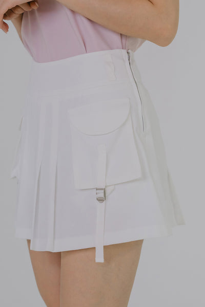 Issey Cargo Skort (White)