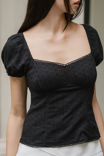 Pera Padded Top (Black)