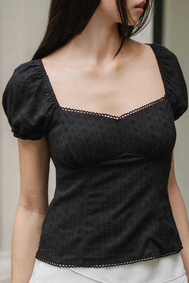 Pera Padded Top (Black)