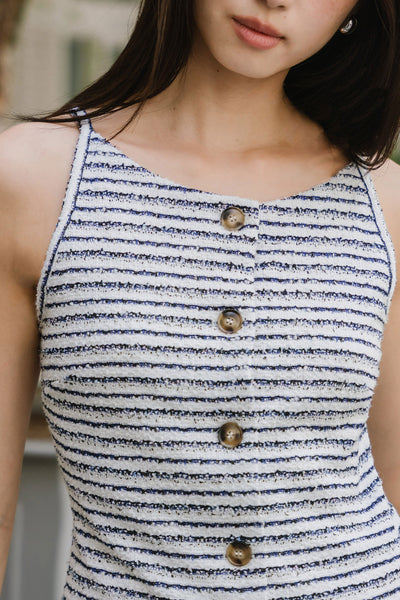 BO* The Retreat Knit Set (Blue Stripes)