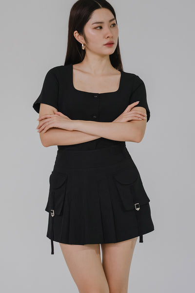 Issey Cargo Skort (Black)