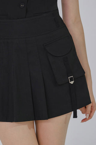 Issey Cargo Skort (Black)