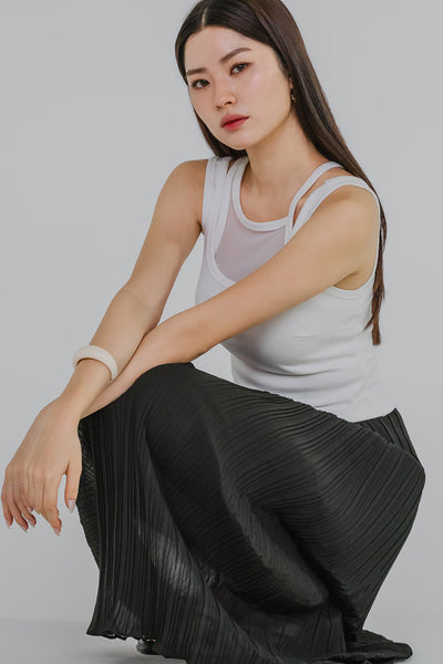 Double Take Padded Top (White)