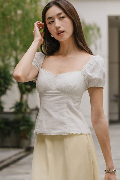 Pera Padded Top (White)