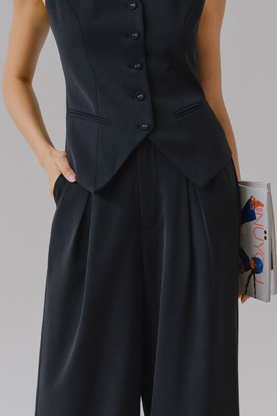 Beverly Vest Top (Navy)