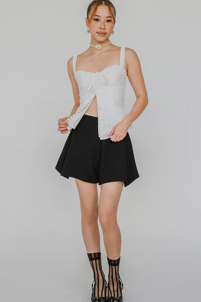 Serendipity Padded Bustier Top (White)