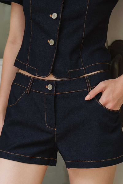 Kendall Denim Shorts (Midnight)