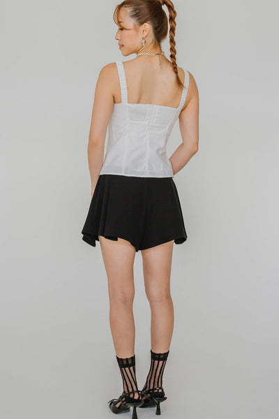 Serendipity Padded Bustier Top (White)