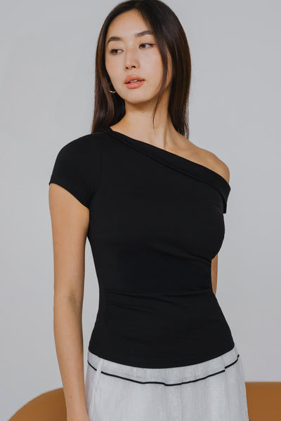 Kaia Padded Top (Black)