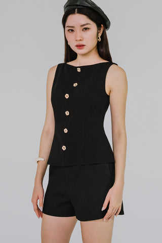 Heirloom Charm Top (Black)