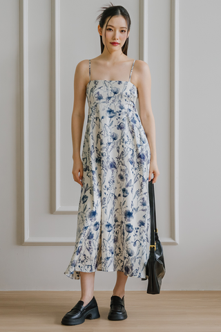 Arden Dream Floral Dress (Blue)