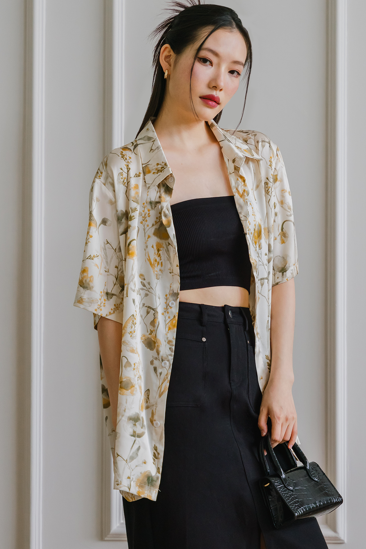 Arden Dream Floral Shirt (Amber)