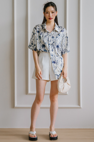 Arden Dream Floral Shirt (Blue)