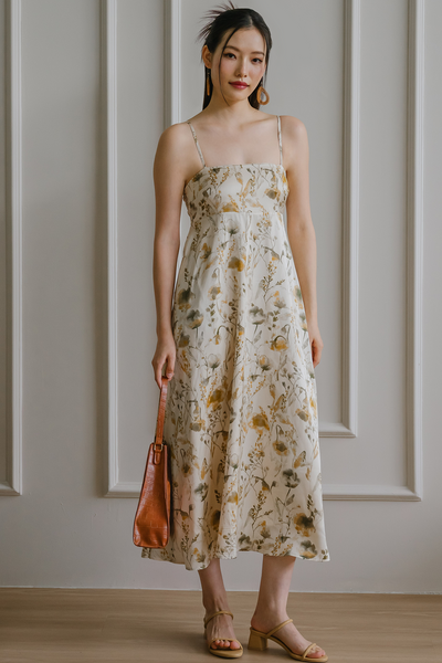 Arden Dream Floral Dress (Amber)